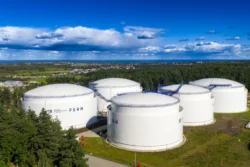 Nowe zbiorniki PERN w Dębogorzu - październik 2025