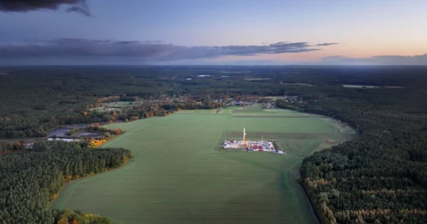 Orlen - Różańsko z lotu ptaka