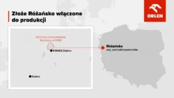 Orlen - Złoże Różańsko - mapa